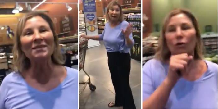 Markette tartıştığı insanların üzerine öksürünce işten kovuldu