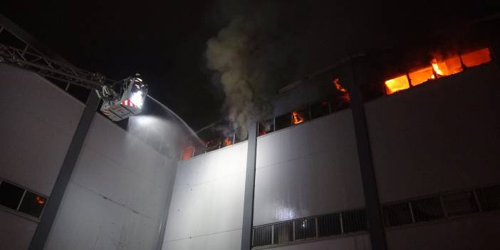 İzmir'de orman ürünleri atölyesinde yangın