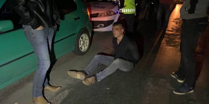 'Dur' ihtarına uymadı, aracından inip yaya olarak kaçmaya çalıştı