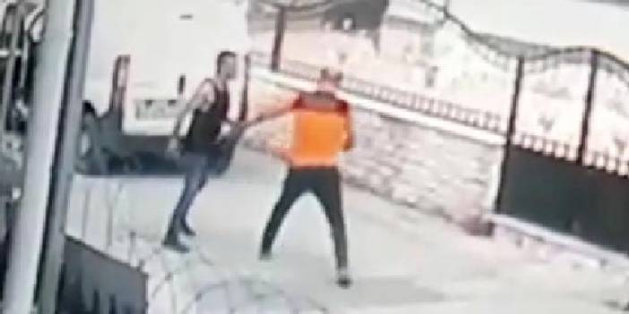 Kargocuya yumruk attı: Polisi görünce kendi evinin camını taşladı