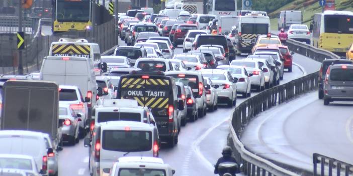 İstanbul'da trafik yoğunluğu