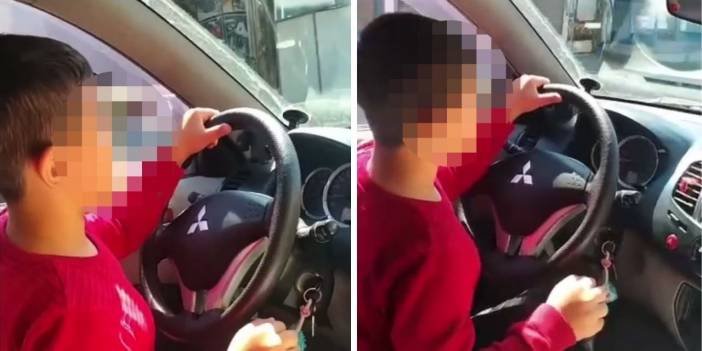 7 yaşındaki oğlunu şoför yapan babaya para cezası
