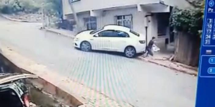 Park halindeyken hareket eden otomobil yayayı ezdi