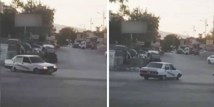 Caddede drifte para cezası: Trafikten men edildi