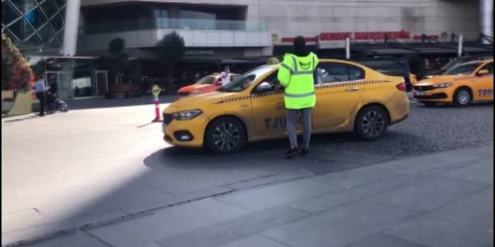 Değnekçiye suçüstü, 2 taksiye trafikten men