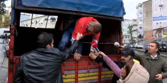İstanbul Adliyesi'nde firar eden şüpheli kamyonet kasasında yakalandı