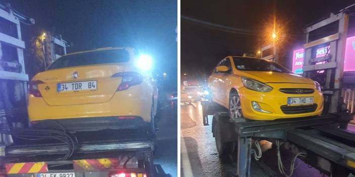Otomobilini taksiye dönüştürdü, korsan taksicilik yaparken yakalandı