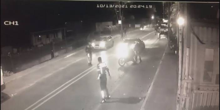 Polise silahlı saldırı anı kamerada