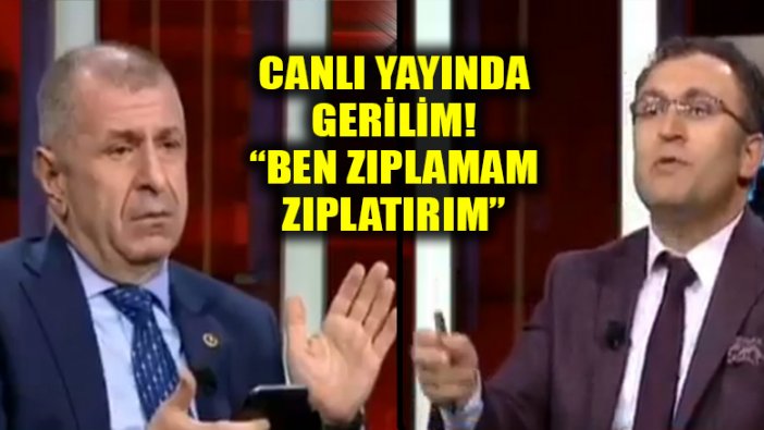 Ümit Özdağ'dan Mehmet Sarı'ya canlı yayında sert tepki: Ben zıplamam, zıplatırım!