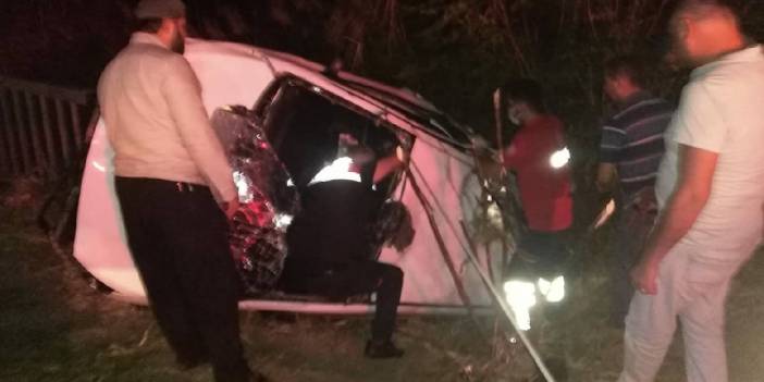 Osmaniye'de otomobil devrildi: 1 ölü, 2’si ağır 5 yaralı