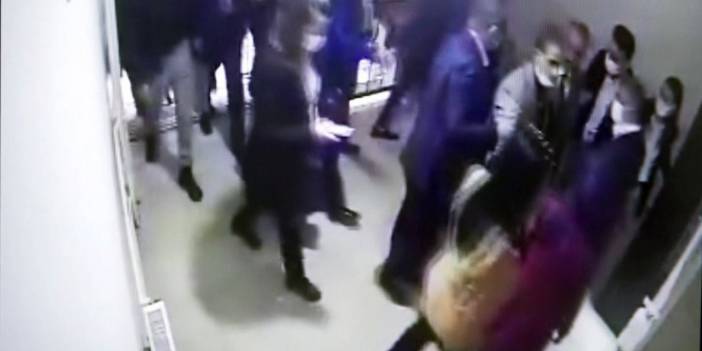 Davutoğlu'nun yaşadığı asansör kazası öncesi ve sonrasının görüntüleri ortaya çıktı