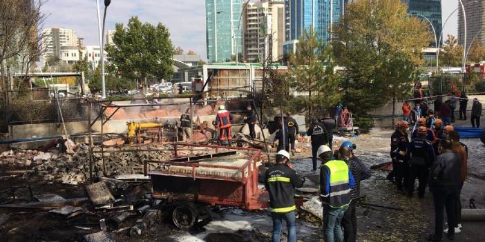 Ankara'da MTA yerleşkesinde doğalgaz patlaması