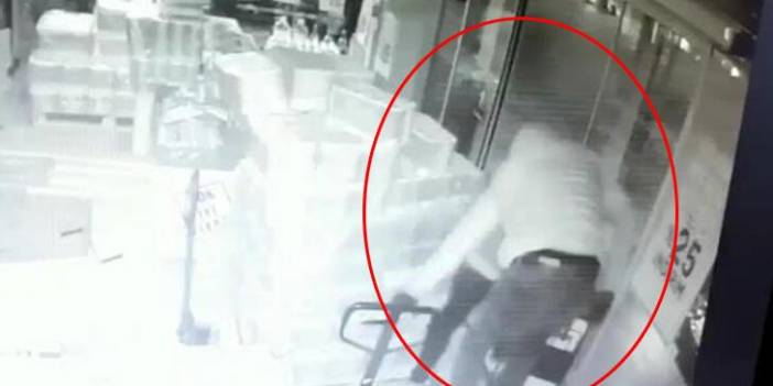 Market soygunu an an kamerada