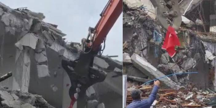 Sultangazi'deki yıkımda operatörün bayrak hassasiyeti
