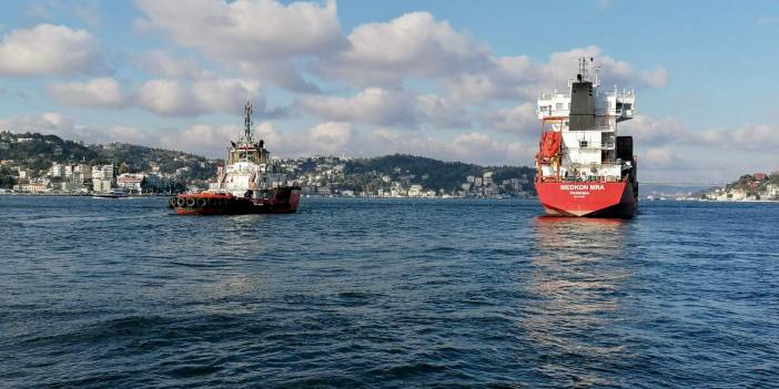 İstanbul Boğazı'nda gemi kazası