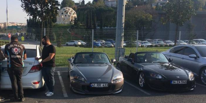 Lüks araçlarla tüneli kapatmanın cezası 6 bin 897 lira