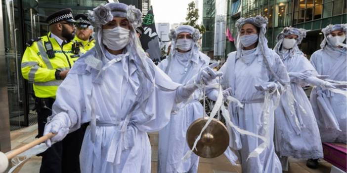 Paris İklim Anlaşması'nın 5'inci yılında, aktivistler Glasgow'da