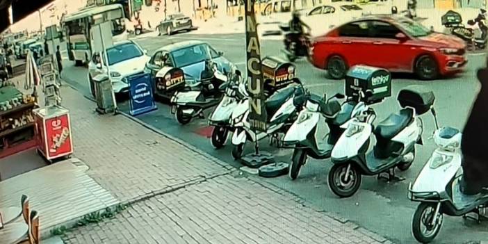 Motosiklet ve otomobil çarpıştı: 1 yaralı