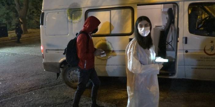 Test sonucunu beklemeden bindiği otobüste pozitif olduğu ortaya çıktı