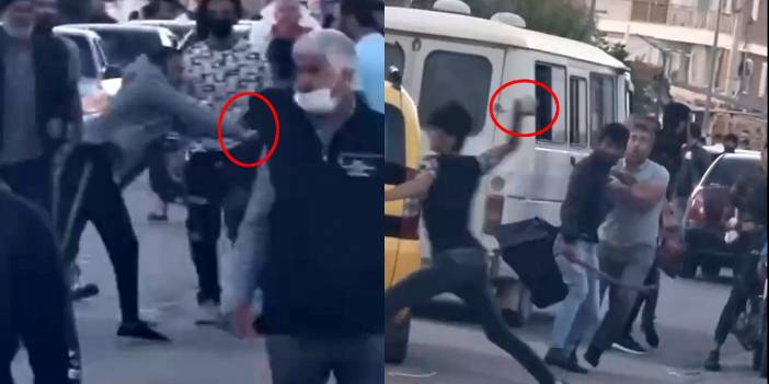 Antalya'da semt pazarında sopalı bıçaklı kavga