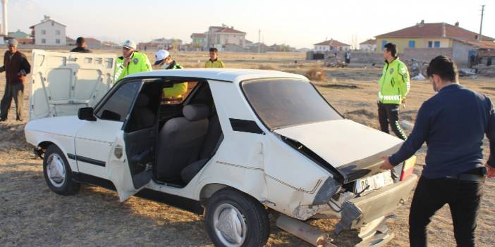 'Dur' ihtarına uymadı, 2 kez kaza yapınca yakalandı