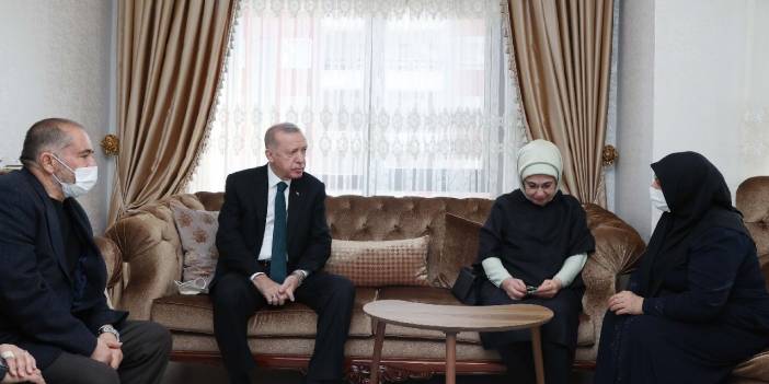 Erdoğan'dan Başak Cengiz'in ailesine ziyaret