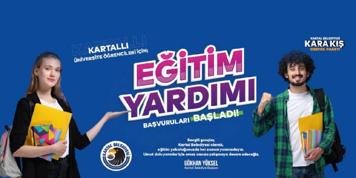 Kartal Belediyesi’nden Üniversite Öğrencilerine Eğitim Desteği
