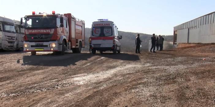 Taş kırma makinesinin içine düşen işçi öldü