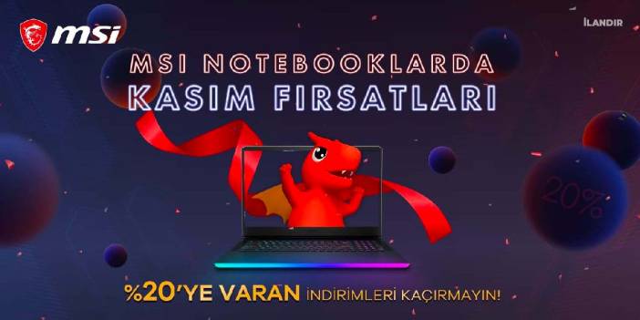 MSI Notebooklar'da Kasım fırsatları