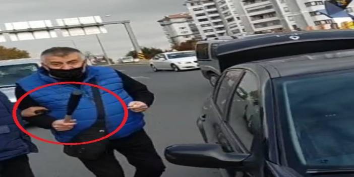 Kurye Esra'ya beyzbol sopalı saldırı girişimi kamerada