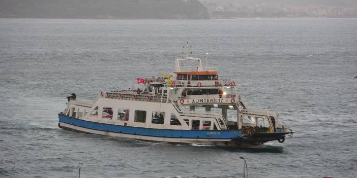 Çanakkale'de feribot seferlerine iptal