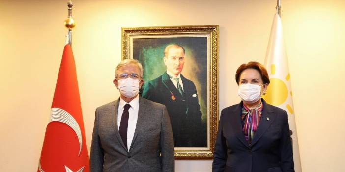 Akşener, Mansur Yavaş'ı kabul etti