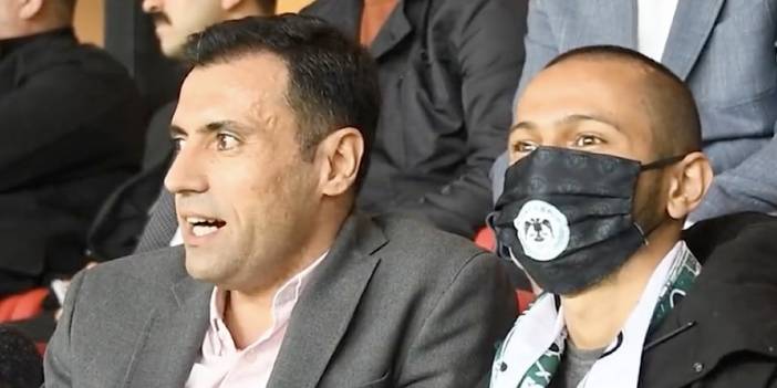 Konyaspor başkanı, engelli taraftara tribünde maç anlattı