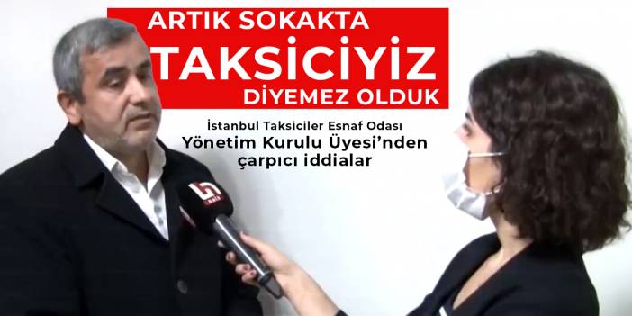 Önce istifa etti sonra HalkTv mikrofonlarına konuştu: Artık sokakta taksiciyiz diyemez olduk