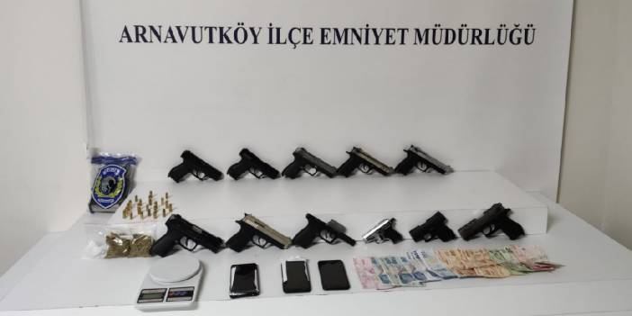 Silah ve uyuşturucu tacirlerine operasyon: 7 kişi tutuklandı