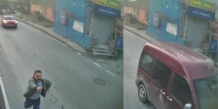 Bahçesinde karşılaştığı hırsızları böyle kovaladı