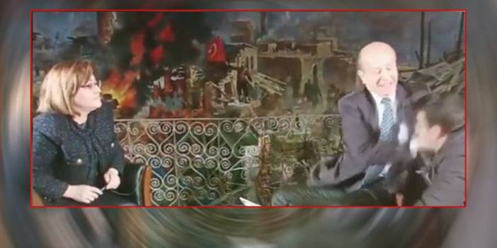 Habertürk yazarı Muharrem Sarıkaya, yayın esnasında İHA çalışanını tokatladı