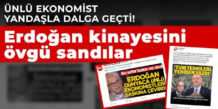 Ünlü ekonomist yandaşla dalga geçti! Erdoğan kinayesini övgü sandılar