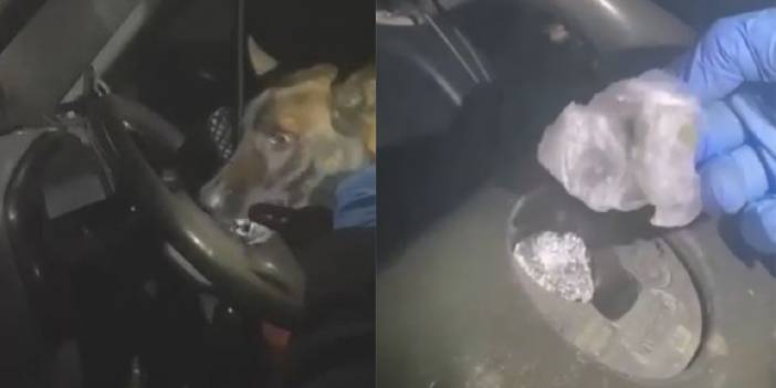 Minibüsün direksiyonundan uyuşturucu çıktı