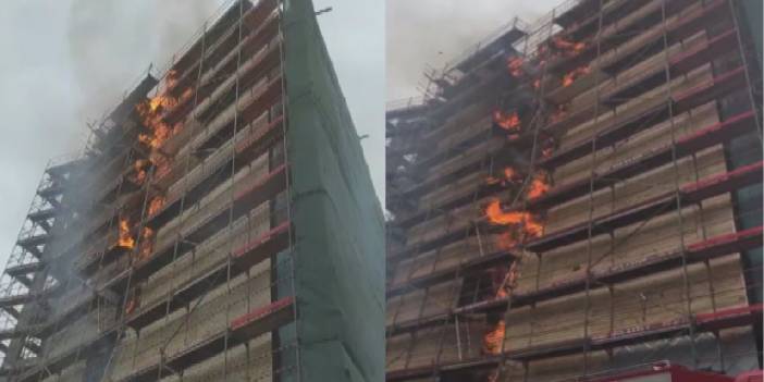 Restorasyonu süren tarihi Liman Han’da yangın