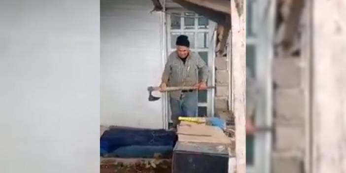 Hayvansever emekli polise baltalı saldırı