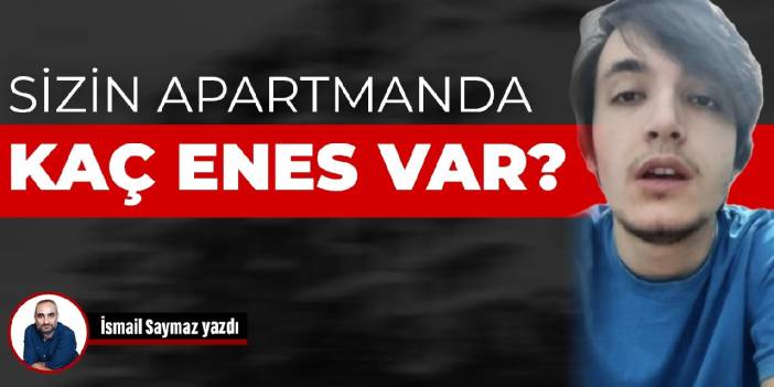 Sizin apartmanda kaç Enes var?