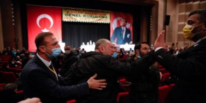 Taksiciler Esnaf Odası Olağan Genel Kurulu'nda arbede