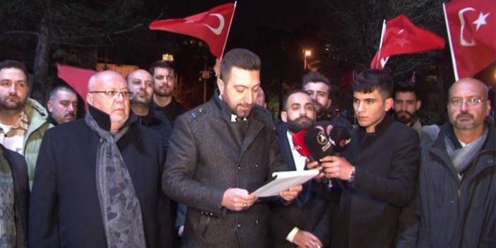 'Milli Beka Hareketi' Sezen Aksu'nun evinin önünde toplandılar