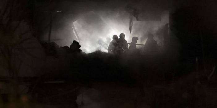 Ankara'da dükkanları küle çeviren patlama