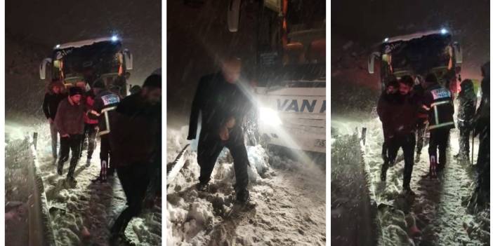 Bariyerlere çarpan otobüsün kapıları açılmayınca yolcular mahsur kaldı