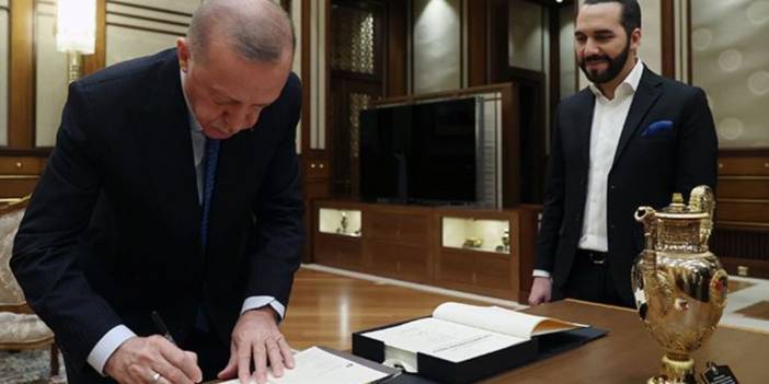 Erdoğan, El Salvador lideriyle basın toplantısı düzenliyor