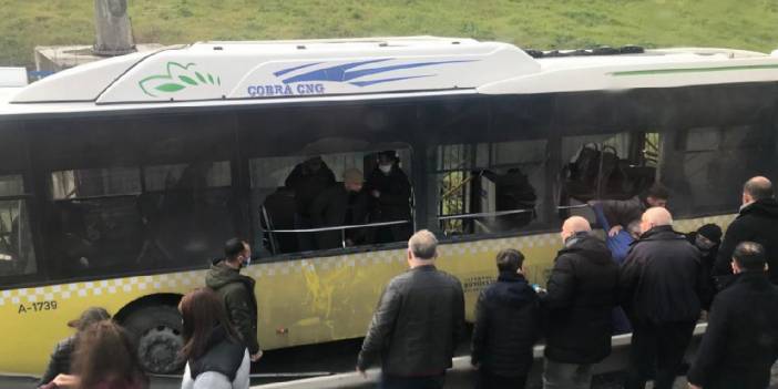 Sefaköy'de özel halk otobüsü kazası: 10 yaralı