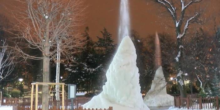 Mogan Gölü ve Kuğulu Park buz tuttu