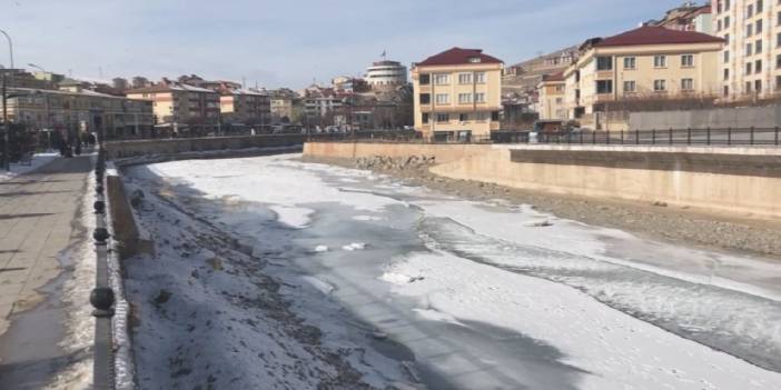 Çeşmelerin buz tuttuğu şehir...
